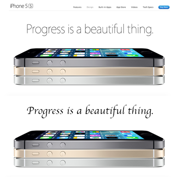 字體與產(chǎn)品氣質(zhì) 1